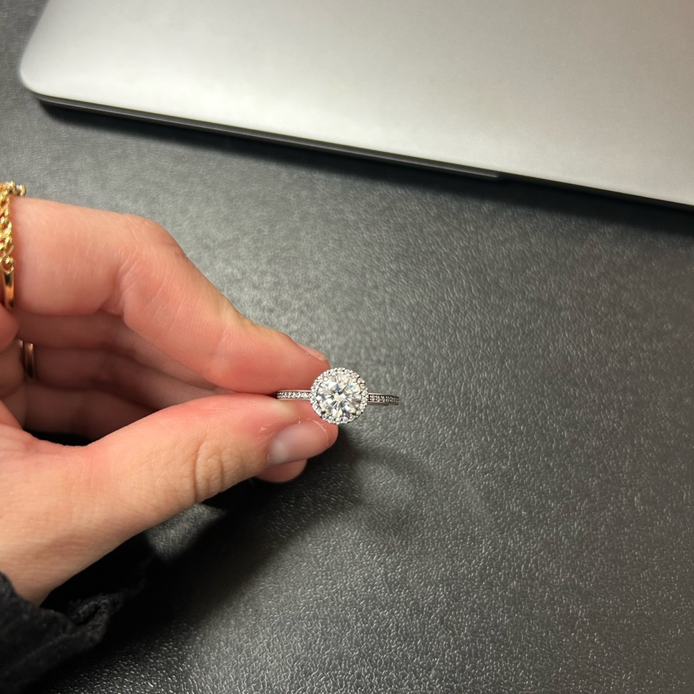 Pandora Sparkle Halo Ring size 8.5